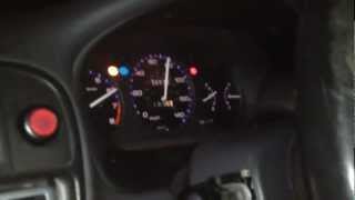 Honda Civic EK D16 Turbo Acceleration with Screamer Pipe [upl. by Nylteak]