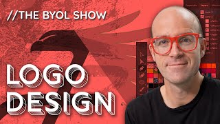 How to Design a Logo for Beginners  BYOL Show EP1 [upl. by Nalra894]