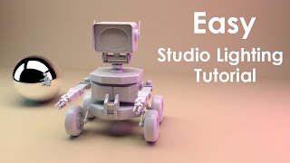 AutoDesk Maya Quick and Easy Studio Lighting Tutorial [upl. by Jarek]