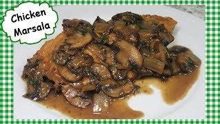 Classic Chicken Marsala Recipe  Just like Olive Garden [upl. by Caughey]