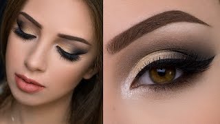 Soft Gold Smokey Eye Tutorial [upl. by Oluas]