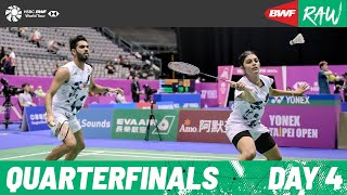 YONEX Taipei Open 2024  Day 4  Court 2  Quarterfinals [upl. by Barbra]