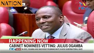 Education CS nominee Julius Ogamba Grade 9 will be domiciled in primary schools [upl. by Pachston2]