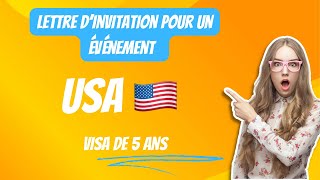 Cet organisation aux usa donne les lettres d’invitations pour venir aux usa visa usa évènement [upl. by Eiliah588]