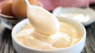 Homemade Creamy Mayonnaise Recipe  Quick amp Easy  Perfect for Dressings amp Dips [upl. by Thorin]