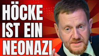 Sachsen Kretschmer verliert völlig die Nerven und beleidigt Höcke [upl. by Amaerd914]