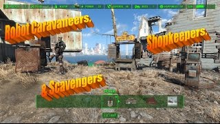 Robots as Caravaneers Shopkeepers and Scavengers in Fallout 4s Automatron DLC [upl. by Marja727]