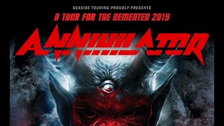 Annihilator Live 4K UHD  Biebob Belgium 25102019 [upl. by Oicaroh]