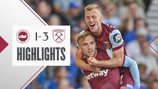 Brighton 13 West Ham  WardProwse Scores His First Hammers Goal  Premier League Highlights [upl. by Urquhart]