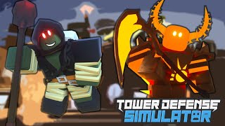 Molten Grave  Molten Doom X Grave Buster   Tower Defense Simulator [upl. by Ap479]