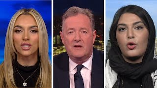 IsraelPalestine War quotShes Borderline A Terroristquot Piers Morgan Guests Clash Over October 7 [upl. by Siryt]