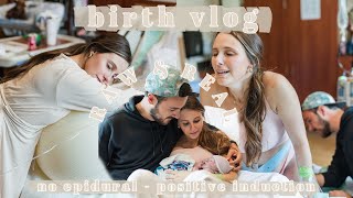 UNMEDICATED BIRTH VLOG Raw amp Real Induction  NO EPIDURAL [upl. by Catina]