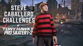 TONY HAWKS PRO SKATER 1  2 Steve Caballero Challenges [upl. by Eserehs]