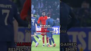 Messi Fullfills Alphonso Davies’s Dream shorts [upl. by Rovner6]