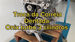 Troca da Correia dentada Onix turbo [upl. by Eldorado]