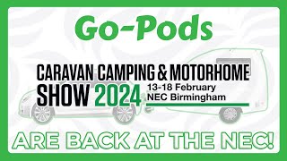 See a GoPod at the NEC next week The Caravan Camping amp Motorhome show 13022024  18022024 [upl. by Mariandi]