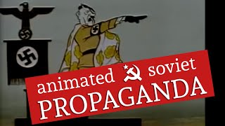 Animated Soviet Propaganda  Capitalist Sharks  Prophets and Lessons [upl. by Ury]