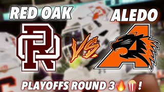 TEXAS  ALEDO VS RED OAK  ROUND 3 PLAYOFFS  WIN OR GO HOME algorithm football txhsfb fyp [upl. by Ahsitnauq646]