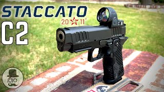 Staccato C2 1000 Round Review The Best Compact 9mm Pistol [upl. by Aiz]