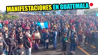 🔴🔴 Manifestaciones y bloqueos se desarrollan este 2 de octubre en Guatemala [upl. by Ecined775]