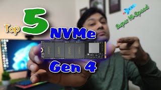 Top 5 Gen 4 Gaming NVMe SSDs  Best PCIe 40 NVMe SSD for gaming in 2022  Hindi [upl. by Arehs772]