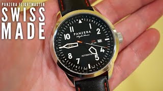 PANZERA Flight Master Automatic Flinger Watch Review  Swiss Made [upl. by Rochkind738]