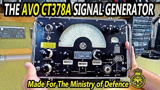 The Impressive Vintage AVO CT378A Signal Generator [upl. by Daffy]