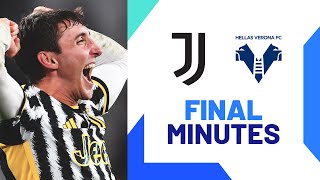 Drama at the death in Turin  Final Minutes  JuventusVerona  Serie A 202324 [upl. by Rudolfo]