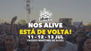 NOS ALIVE24  O MELHOR CARTAZ SEMPRE [upl. by Tobin]