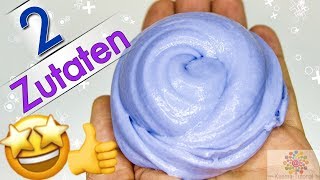 Slime aus 2 Zutaten selber machen  ohne KontaktlinsenlösungSuper Einfach [upl. by Ainiger]