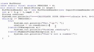 Using BufferedReader in Java [upl. by Atteloiv]