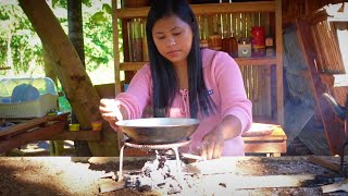 Doing Morning Chores and Prepared Filipino Breakfast With Roasted Corn Grits  COUNTRYSIDE LIFE [upl. by Adlee]