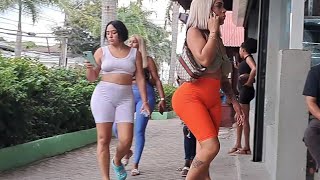 thick dominican women talking each other in sosua streetsno joke🇩🇴 [upl. by Yenal]