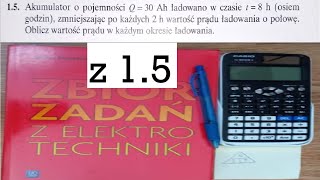 Zadanie 15 Elektrotechnika  zbiór zadań by Aleksy Markiewicz [upl. by Severson]