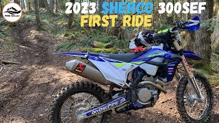 2023 Sherco 300SEF First Ride [upl. by Shaffer429]