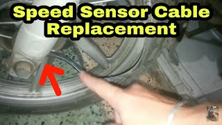 Pulsar 220 Speedometer Sensor Cable Replacement [upl. by Kaye]