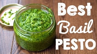 How to Make Basil Pesto  Better than Store bought [upl. by Nov927]