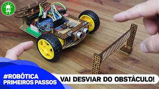 Programe Seu ROBÔ com ARDUINO para DESVIAR de OBSTÁCULOS [upl. by Haiel366]