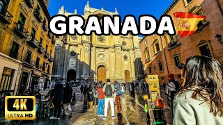 🇪🇦4K GRANADA  The City that Overwhelms You with its Beauty  Andalusia Spain [upl. by Nerrad]