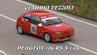 SALITA PEDAVENA  CROCE DAUNE 2024  CLAUDIO VEZZOLI  PEUGEOT 106 RSS 1400  BY BELLUNOVIDEO [upl. by Kauslick279]