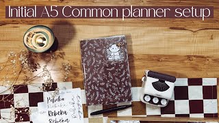 Common Planner setup  A5 full year  catchall planner [upl. by Auj]