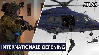 Politie  DSI  Internationale oefening speciale interventieeenheden  ATLAS  NLMARSOF [upl. by Oiracam]