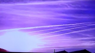 Unbelievable Chemtrail Timelapse Over Las Vegas NV [upl. by Francklin]