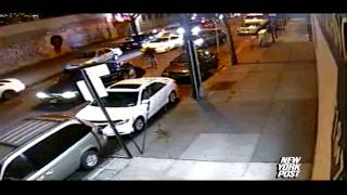 Raw Video Offduty cop kills thug  New York Post [upl. by Oliver]