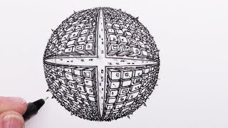 How to Draw a City in 5Point Perspective Narrated Step by Step [upl. by Adham831]