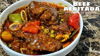 Beef Afritada with Tomatoes [upl. by Pratt680]