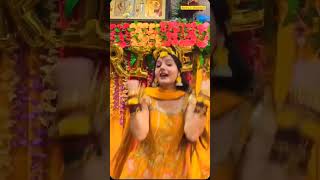 Haldi Bride on her Haldi Cermony On Bollywood Song Shorts  Status [upl. by Sorrows]