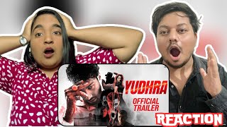 Yudhra Trailer Reaction  Siddhant Chaturvedi Raghav Juyal  Review by Rey amp Anisha [upl. by Nodyarg]