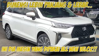 TERUNGKAP Ini Mesin Yang Dipakai All New Veloz amp Lampu Full LED [upl. by Leotie]