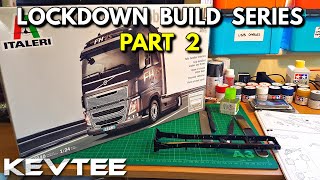 Italeri Volvo FH4 Globetrotter  Chassis Build  Part 2 [upl. by Annazus]